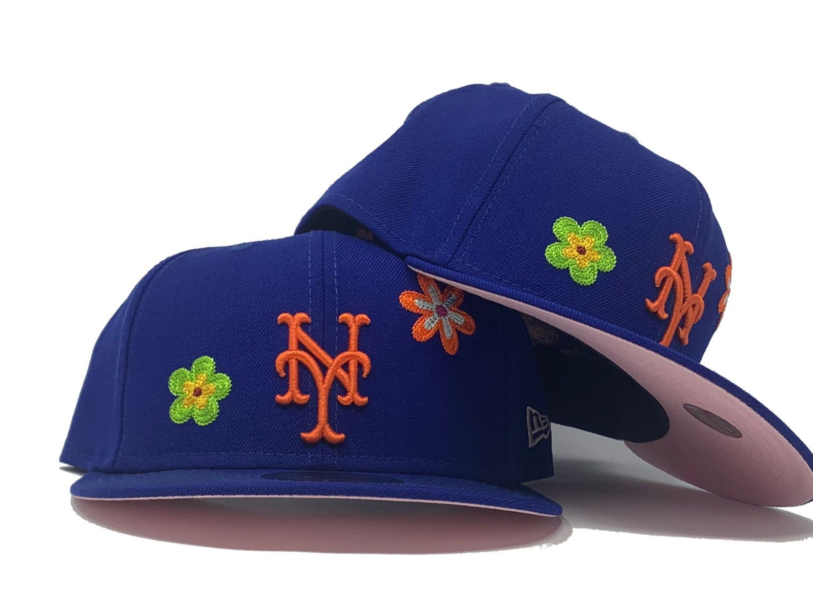 New York Mets MLB Flower Pattern Summer Custom Name & Number