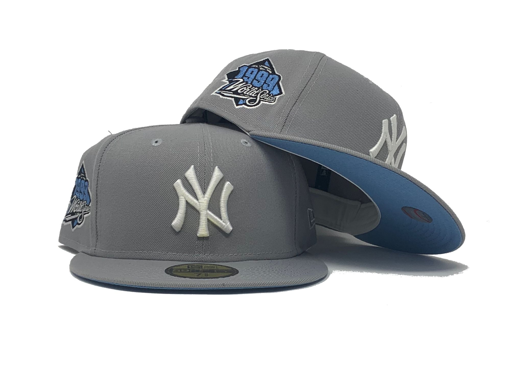 Light Gray New York Yankees 1999 World Series New Era Fitted Hat – Sports  World 165