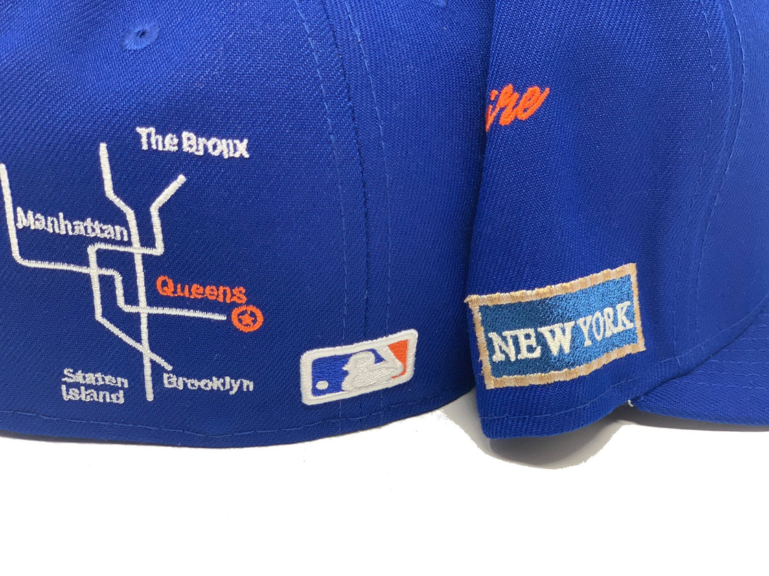 Royal Blue New York Mets City Transit Collection By New Era Fitted