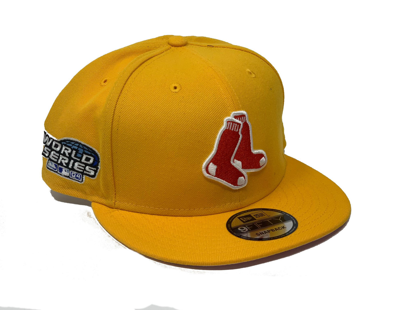 Yellow Boston Red Sox 2004 World Series New Era Snapback Hat