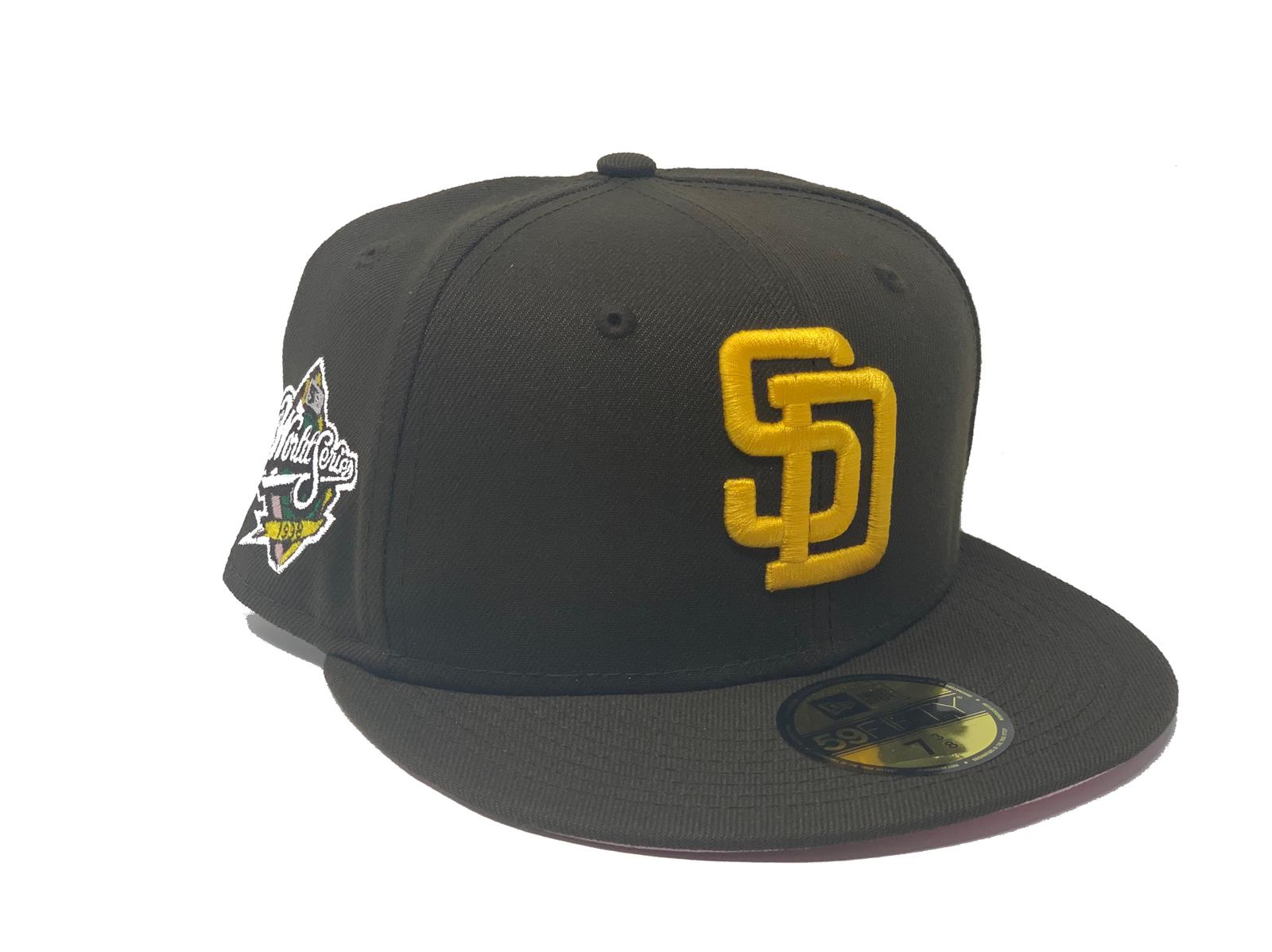 Off White San Diego Padres 1998 World Series New Era 59FIFTY Fitted 75/8