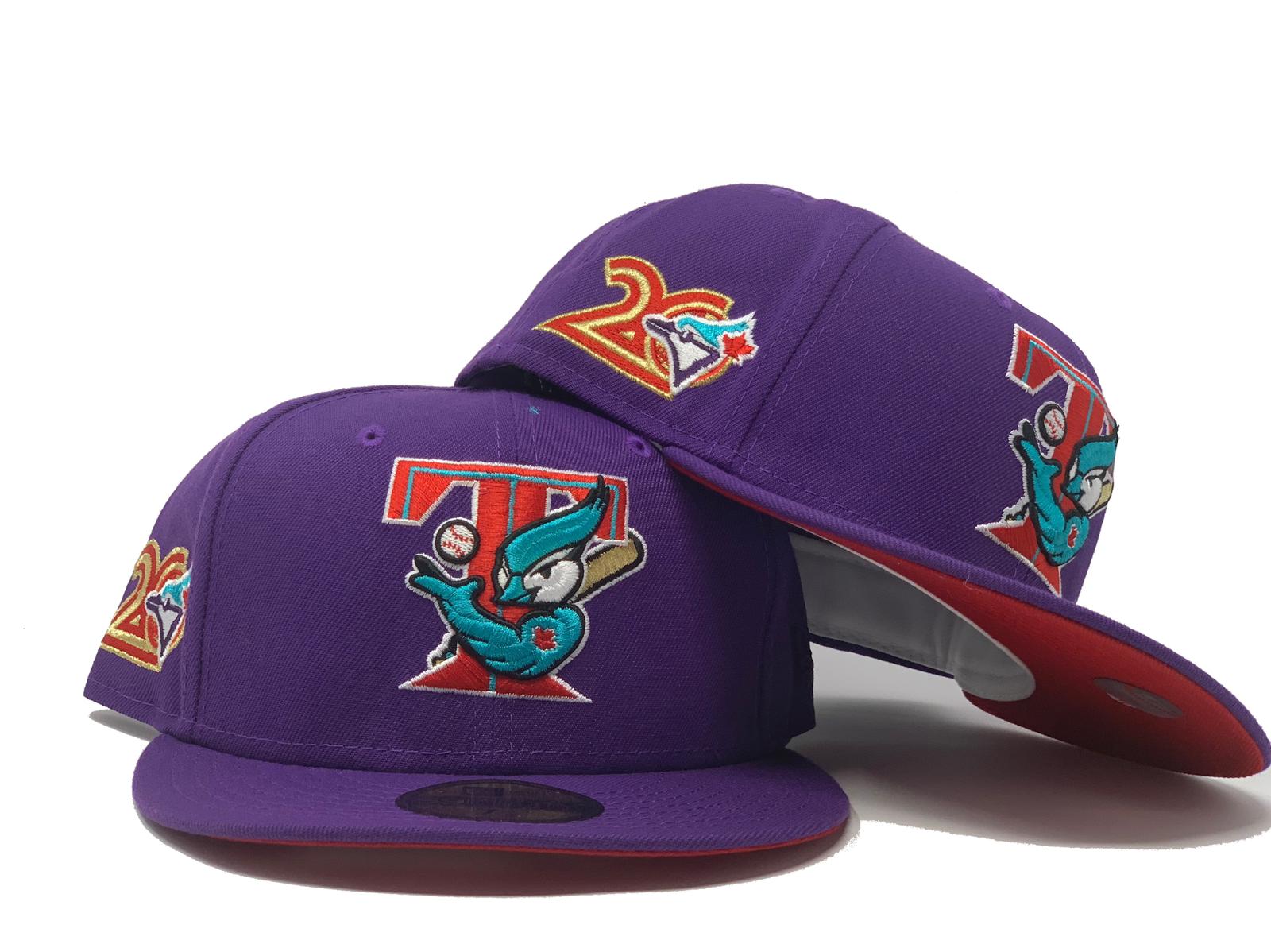 New Era, Accessories, Vintage Toronto Blue Jays Baseball Hat Cap Snapback  New Era Mlb Blue Red