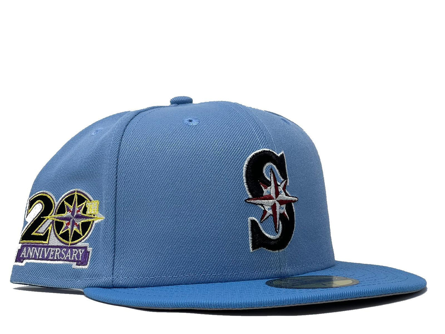 Seattle Mariners 20th Anniversary "Gamecube Collection" Gray Brim New Era Fitted Hat