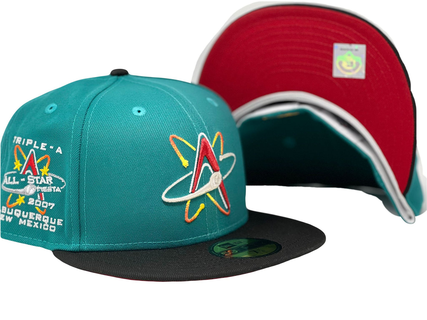 Albuquerque Isotopes 2007 All Star Game Minor League Red Brim New Era Fitted Hat