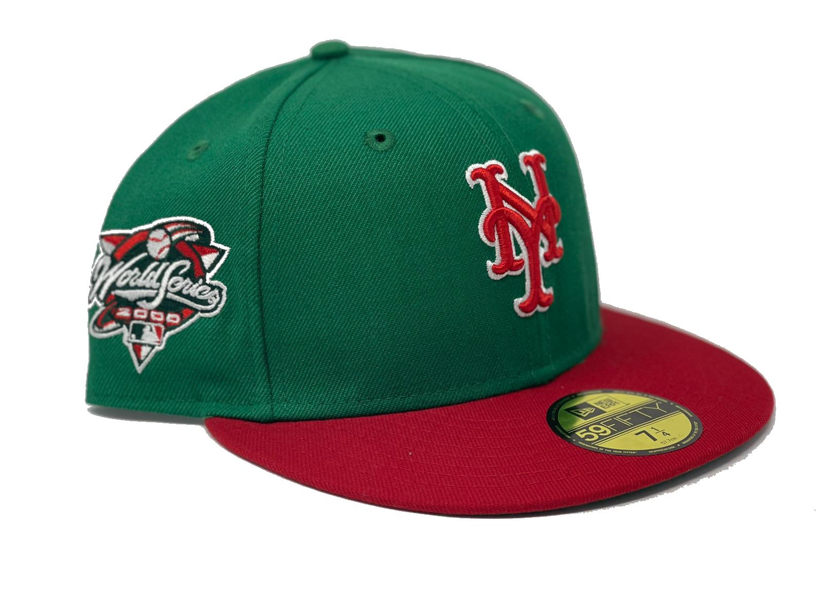 Men's New Era White/Green New York Mets 2000 World Series