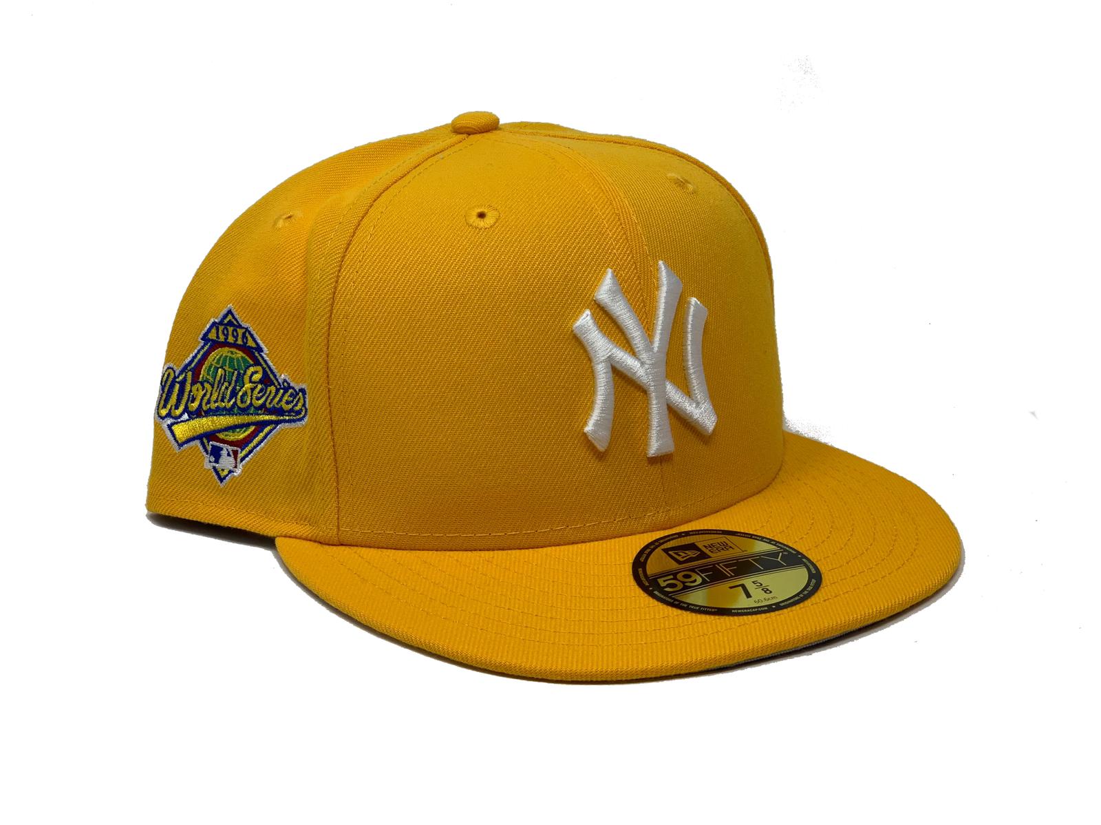 NEW YORK YANKEES 1950 WORLD SERIES NAVY BLUE TAXI YELLOW BRIM NEW ERA –  Sports World 165