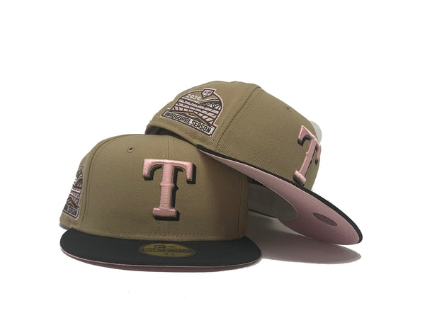 Texas Rangers 2020 INAUGURAL SEASON New Era 59Fifty Fitted Hat (Blue Pink  Under Brim) 