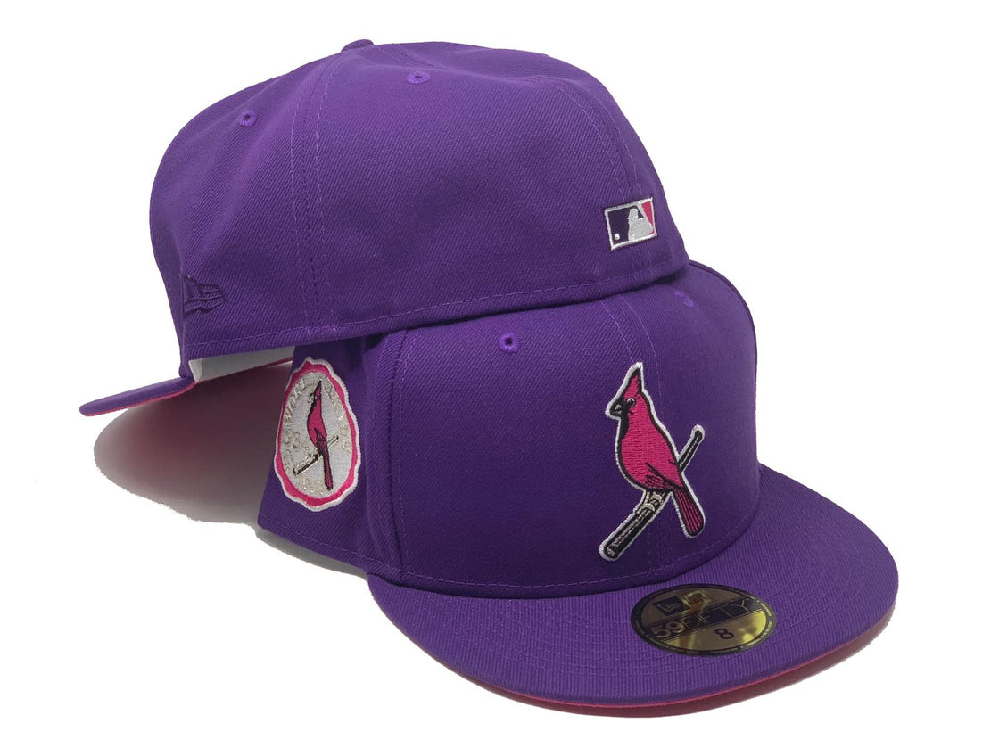 Purple St. louis Cardinals 1934 World Series New Era Fitted Hat