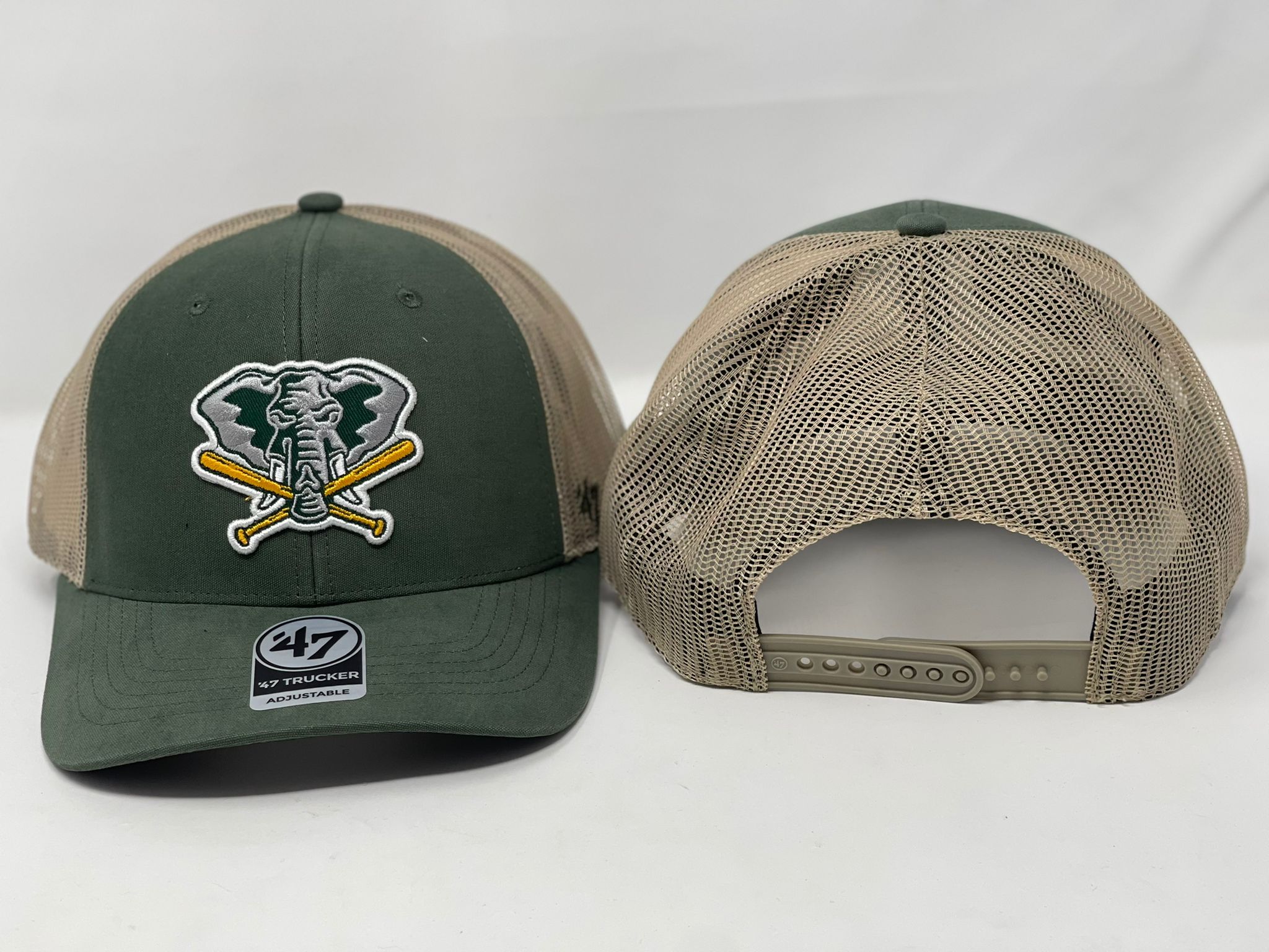 Oakland Athletics '47 Elephant Clean Up Adjustable Hat - Green