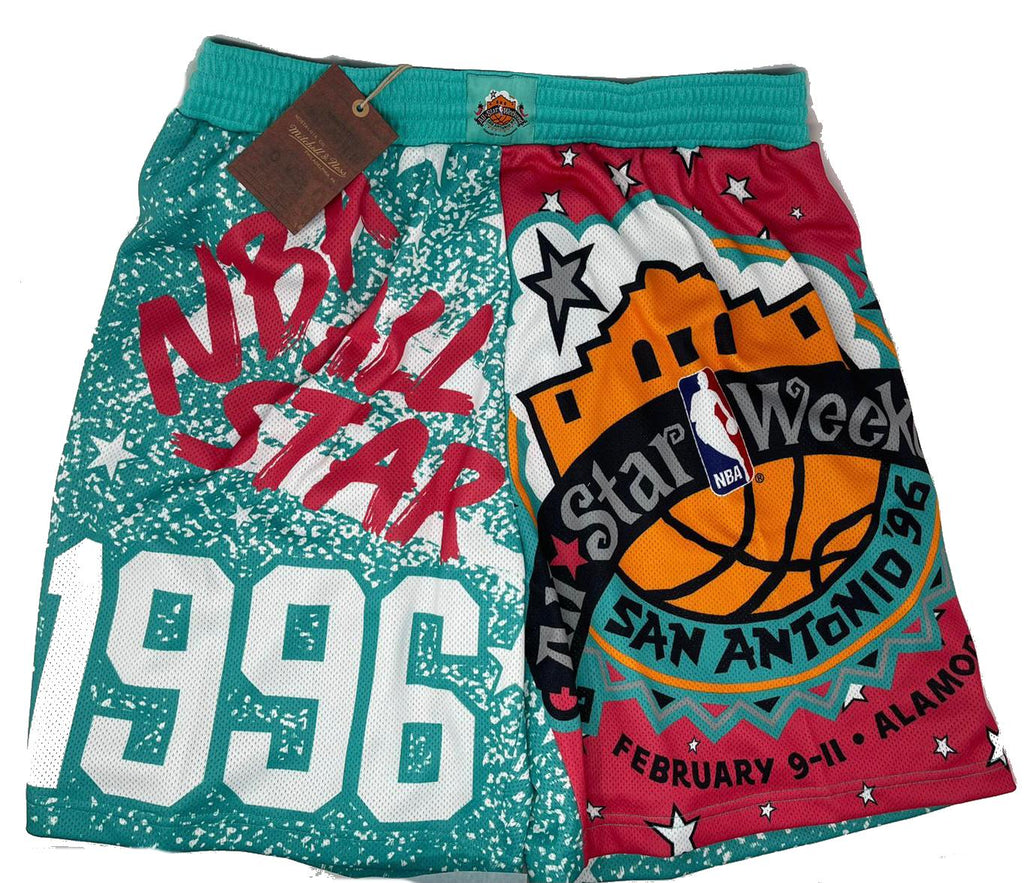 MITCHELL AND NESS 1996 NBA ALL STAR WEEKEND NBA THROWBACK SHORTS