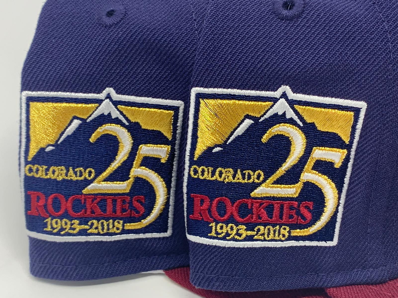 COLORADO ROCKIES 25TH ANNIVERSARY NHL CROSSOVER METALLIC GOLD