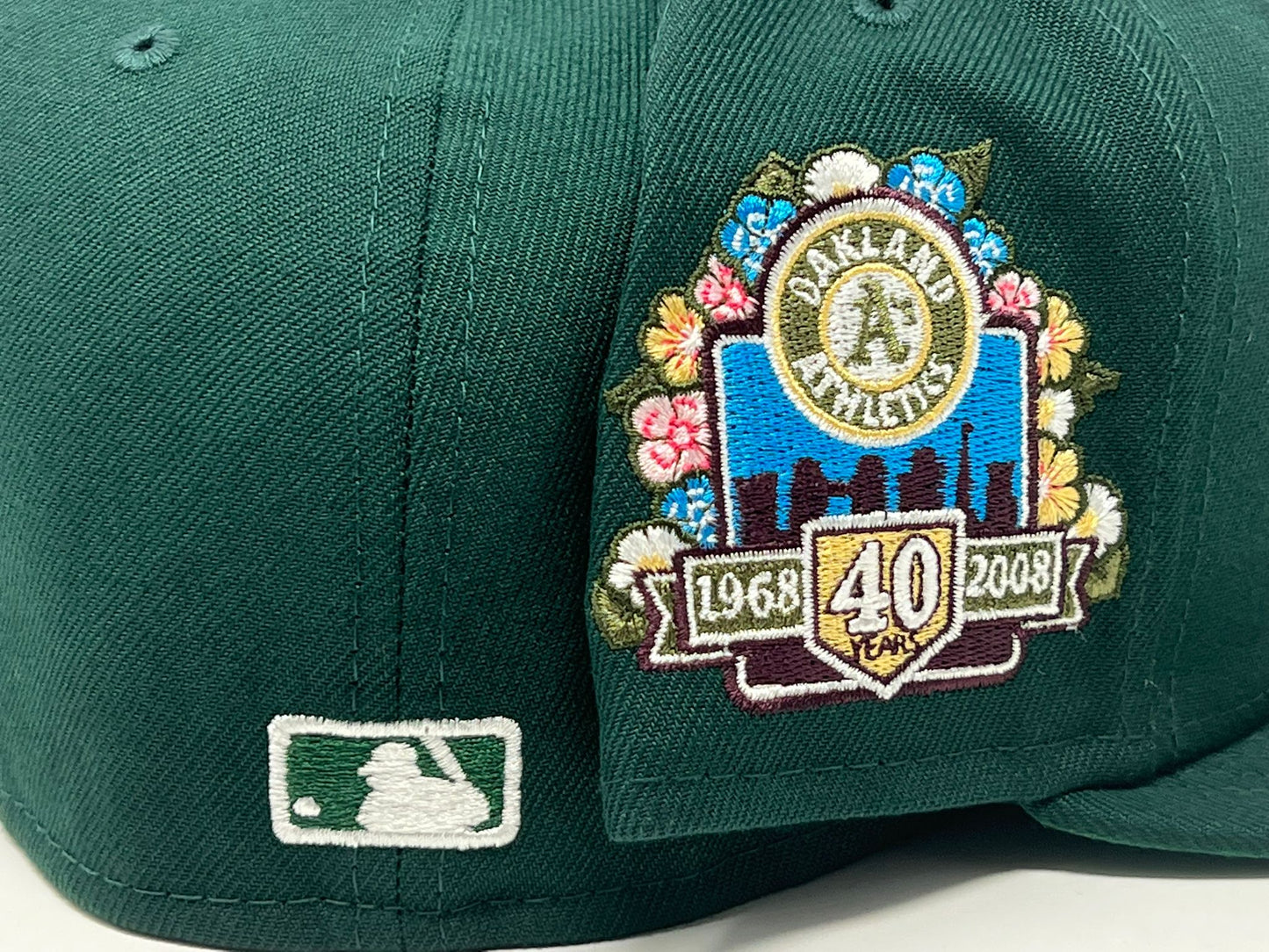 Oakland Athletics 40th Anniversary "Botanical Pack" 59Fifty New Era Fitted Hat