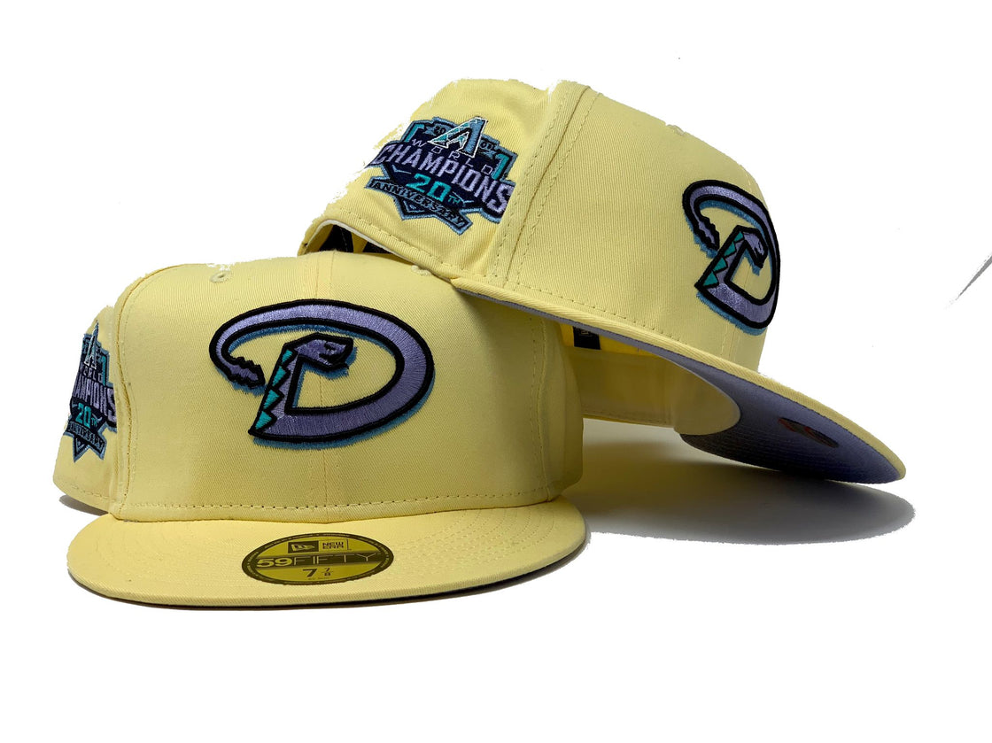 Yellow Arizona Diamondbacks 20th Anniversary Custom New Era Fitted