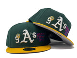 Green Oakland Athletics 9X Championship 59fifty New Era Fitted Hat