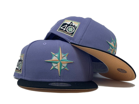 Lavender Seattle Mariners 40th Anniversary Blue Orchid Collection