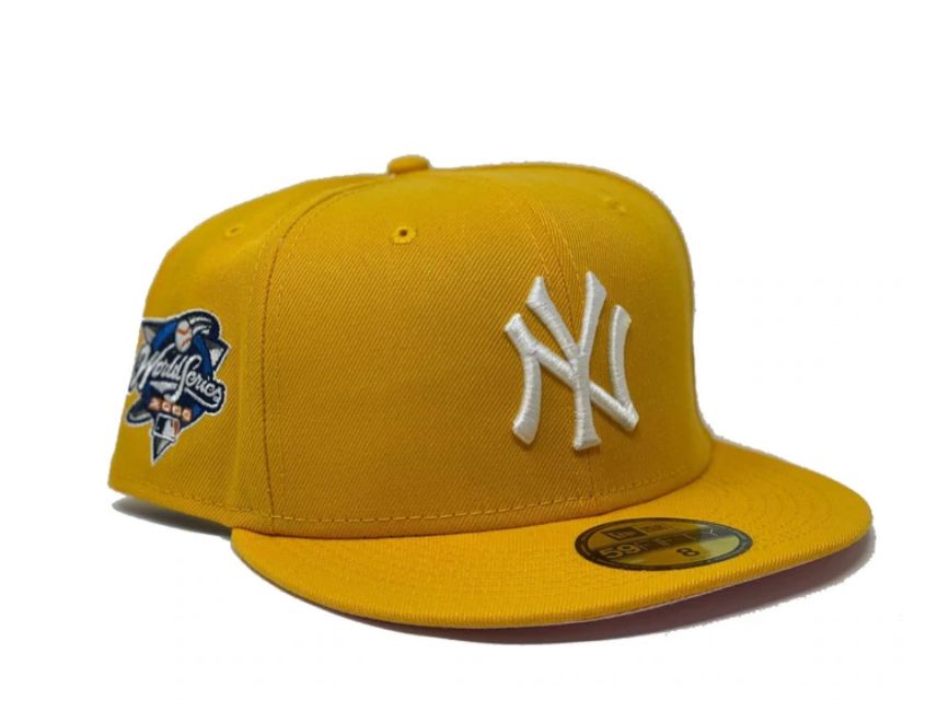 Taxi Yellow New York Yankees 2000 World Series New Era Fitted Hat