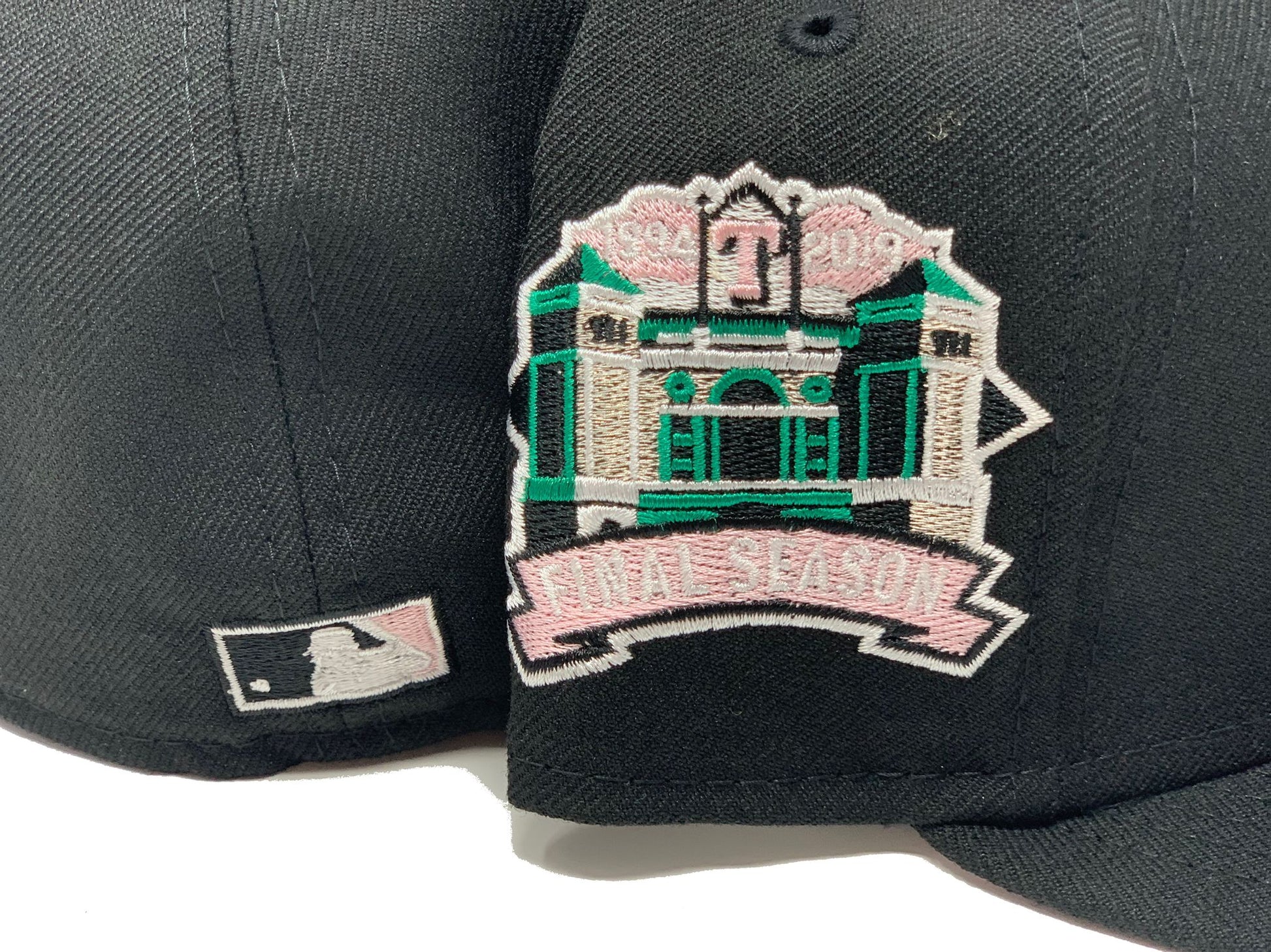 Black Texas Rangers Final Season 59fifty New Era Fitted Hat