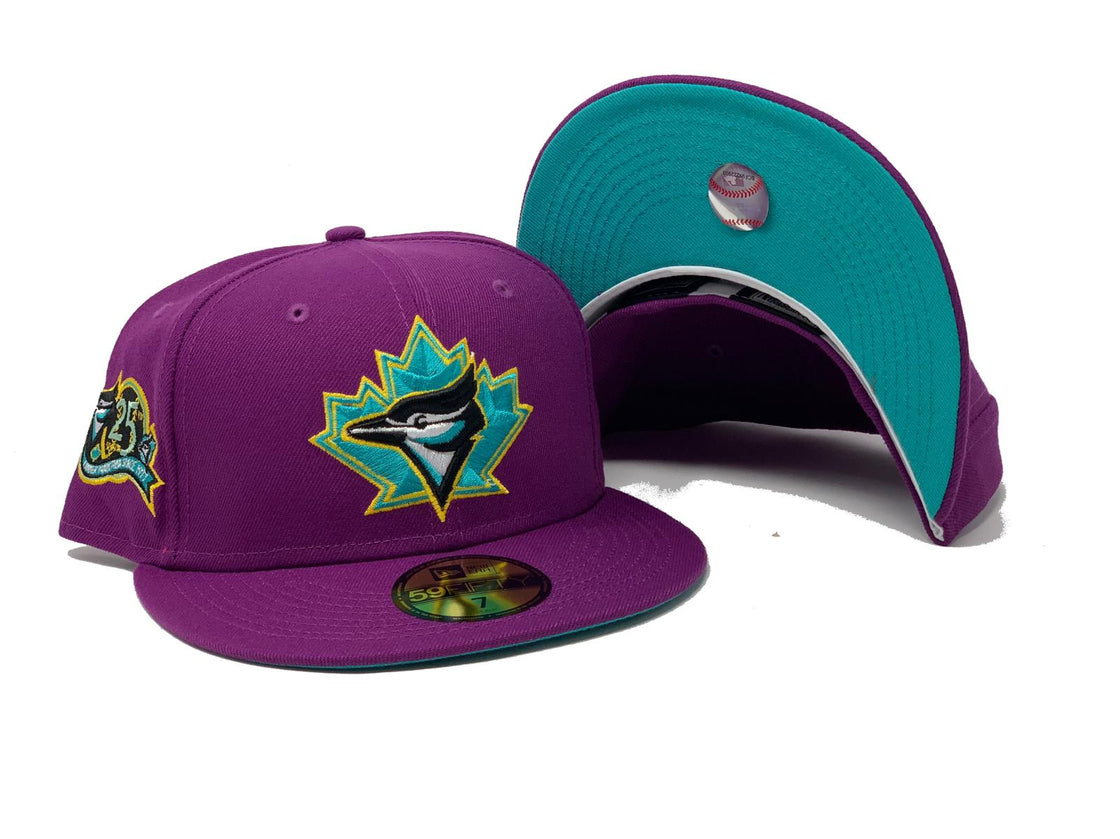 Grape Toronto Blue Jays 25th Anniversary Custom New Era Fitted Hat