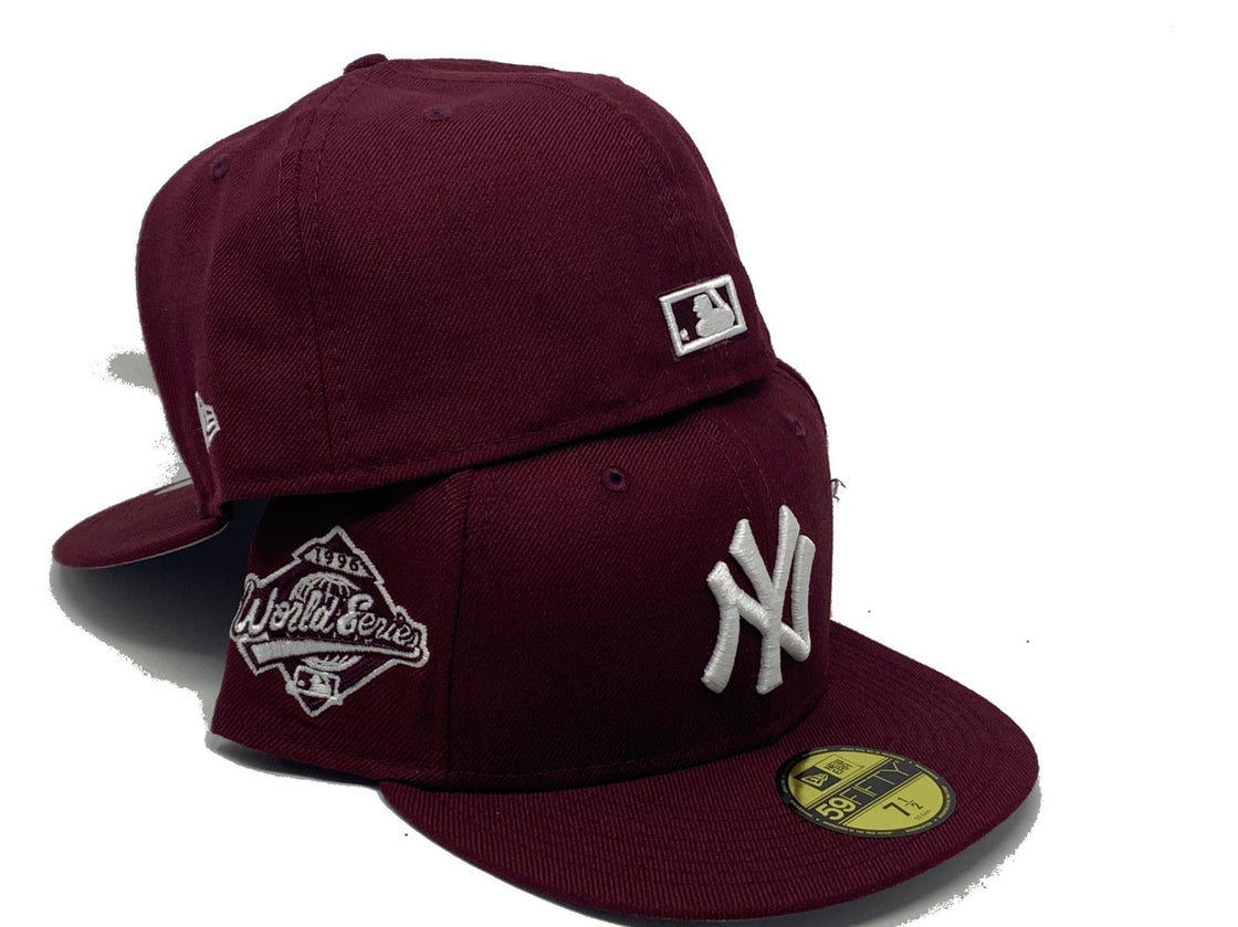 Dark Maroon New York Yankees 1996 World Series New Era Fitted Hat