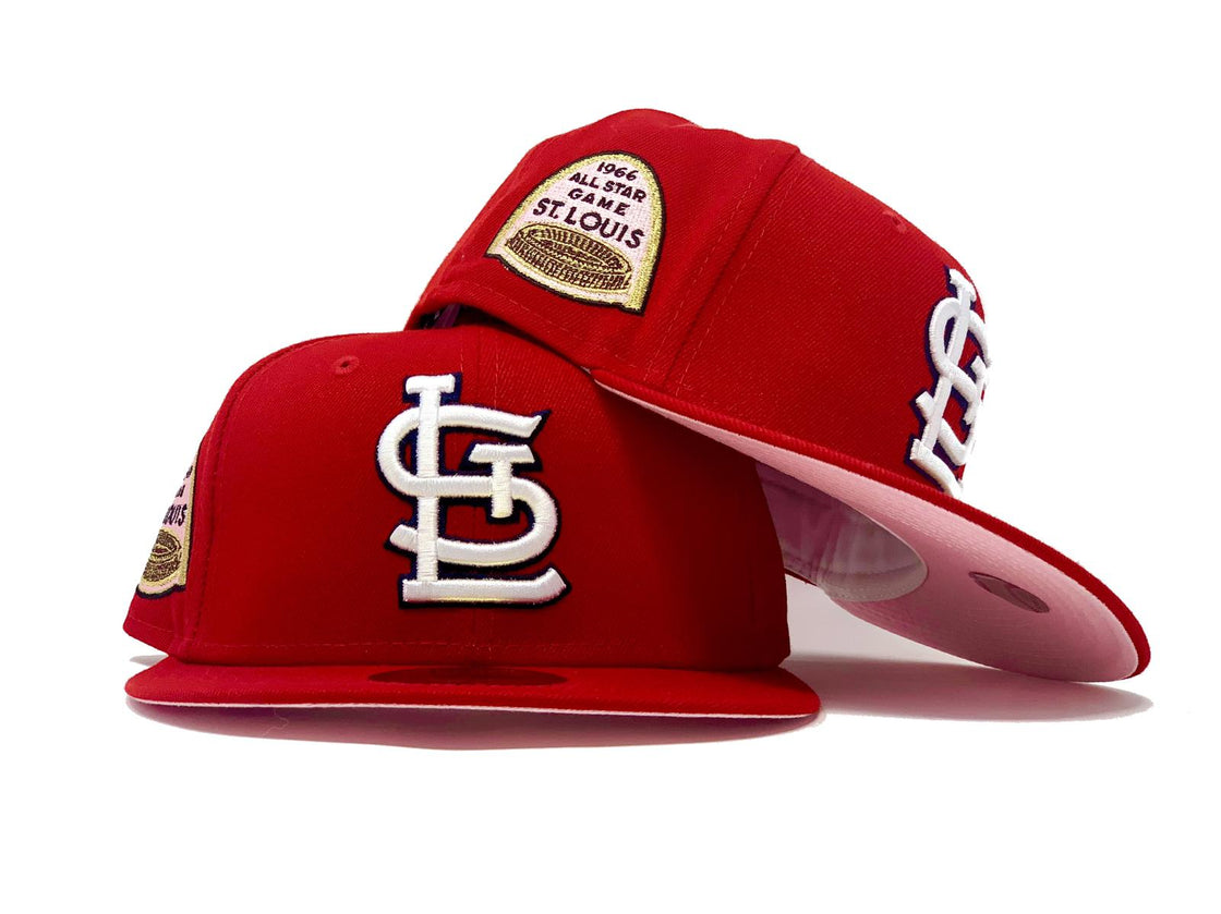 Red St. Louis Cardinals 1966 All Star Game Strawberry Refresher Fitted