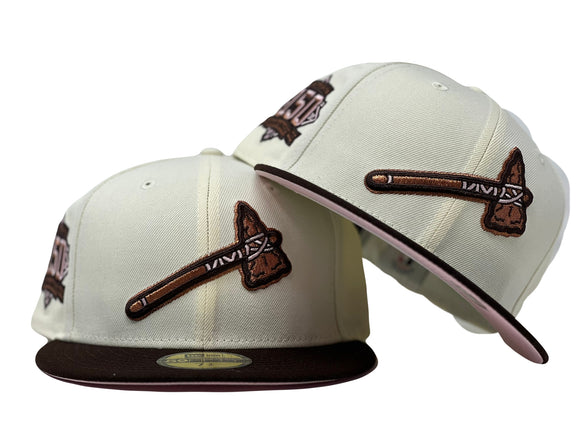 Milwaukee Braves 1957 World Series Stitch Visor New Era Fitted Hat –  Sports World 165