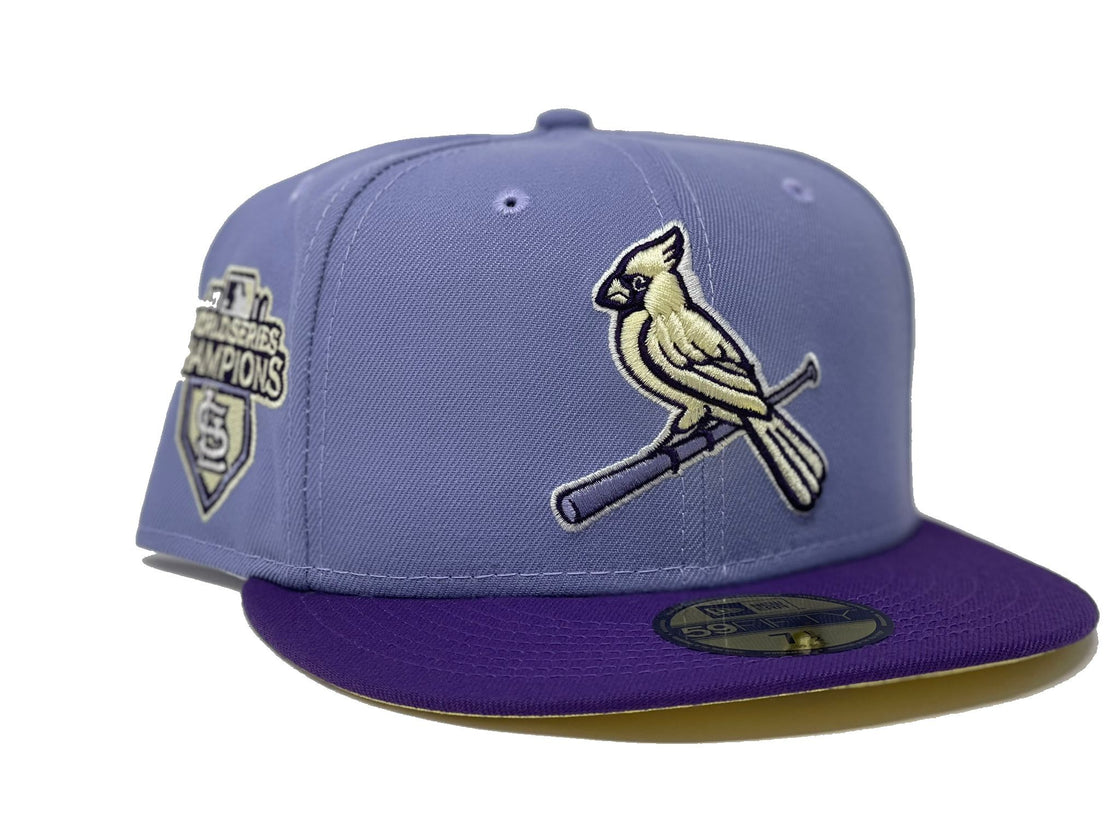 St. Louis Cardinals 2011 World Champions Lavender Lemonade Fitted