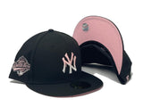 Black New York Yankees 1996 World Series Paint Drip New Era Fitted