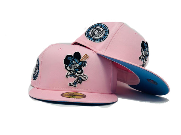 DETROIT TIGERS 1968 WORLD SERIES SKY BLUE PINK BRIM NEW ERA FITTED HAT –  Sports World 165