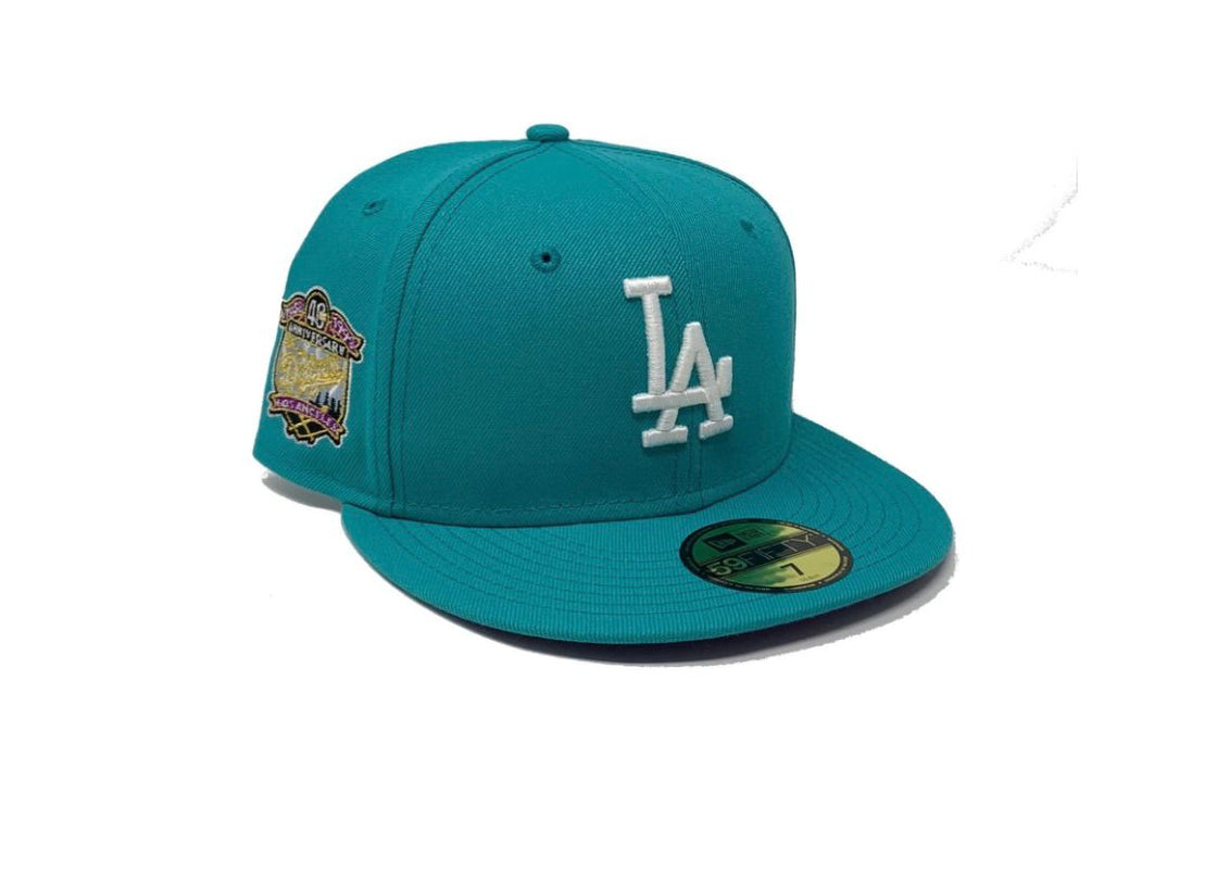 Teal Los Angeles Dodgers 40th Anniversary New Era Fitted Hat 
