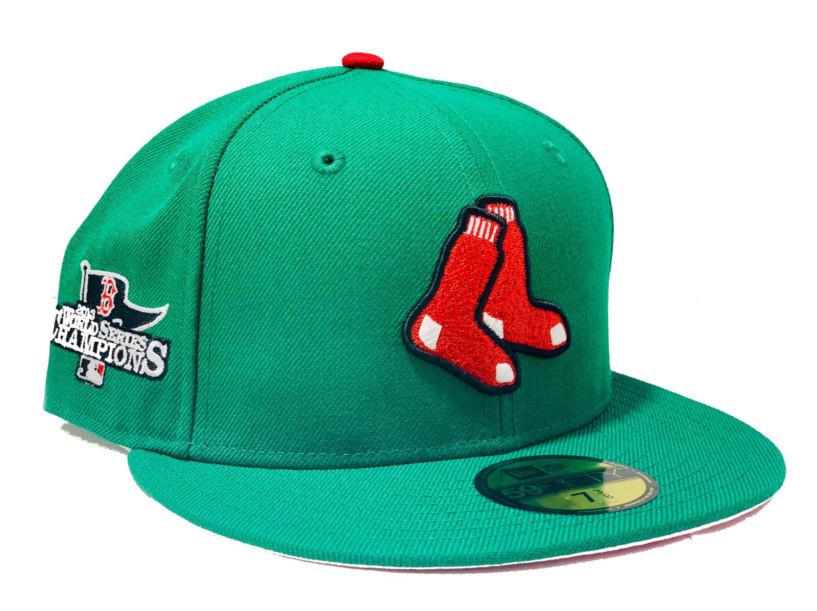 Boston Red Sox New Era 2013 World Series Patch Red Undervisor