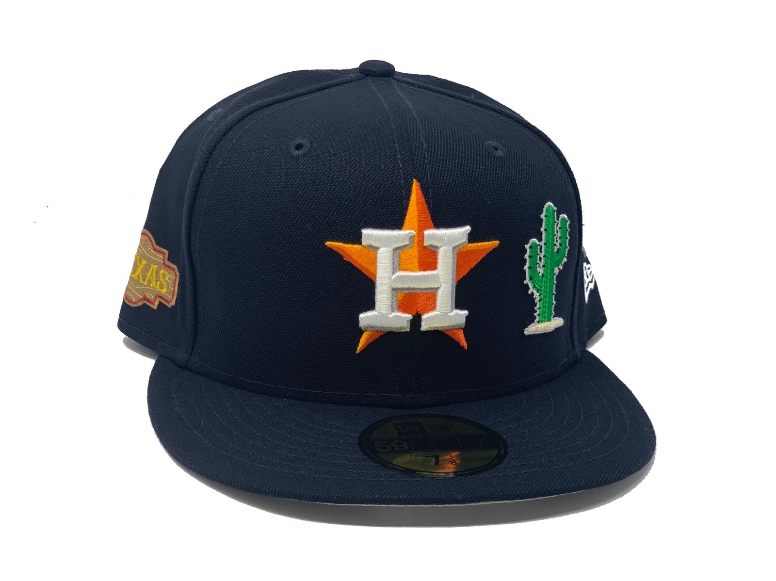 Navy Blue MLB City Transit Houston Astros Custom New Era Fitted Hat