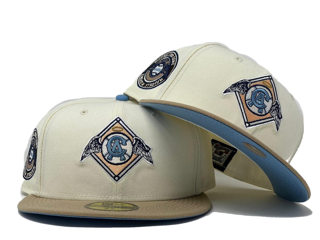 CALIFORNIA ANGELS 1967 ALL STAR GAME SKY BLUE BRIM NEW ERA FITTED HAT