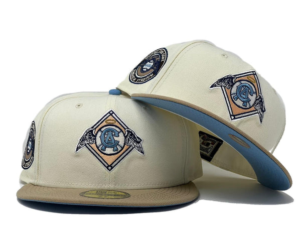 CALIFORNIA ANGELS SHEASHORE BLUE METALIC GOLD BRIM NEW ERA FITTED HAT –  Sports World 165