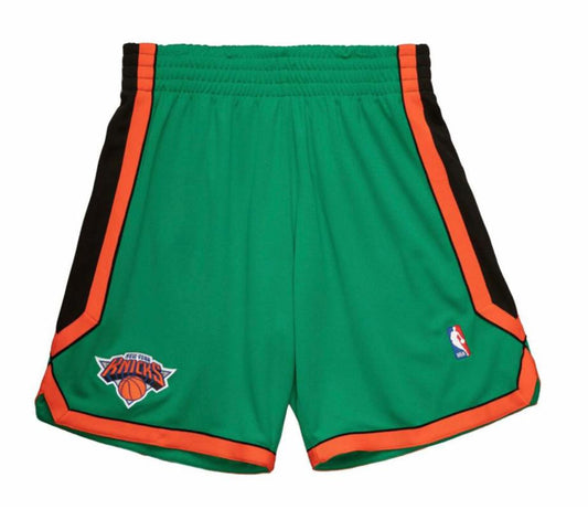 Mitchell and Ness Swingman New York Knicks 2007-08 St. Patrick's Day Shorts