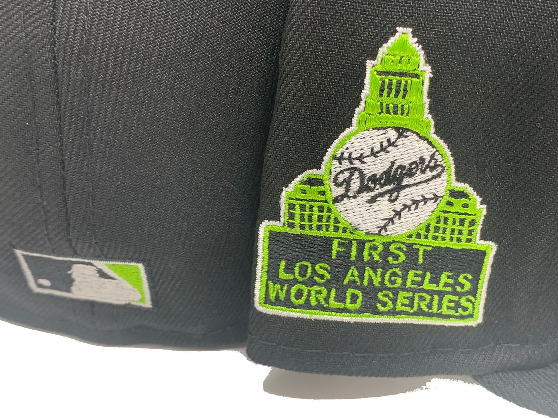 Black Los Angeles Dodgers First World Series New Era Fitted