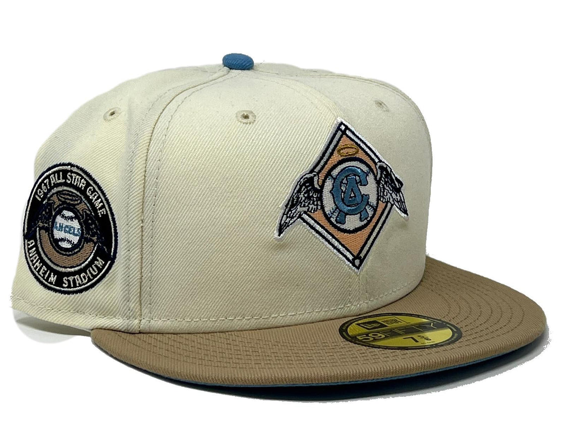 CALIFORNIA ANGELS 1967 ALL STAR GAME SKY BLUE BRIM NEW ERA FITTED HAT