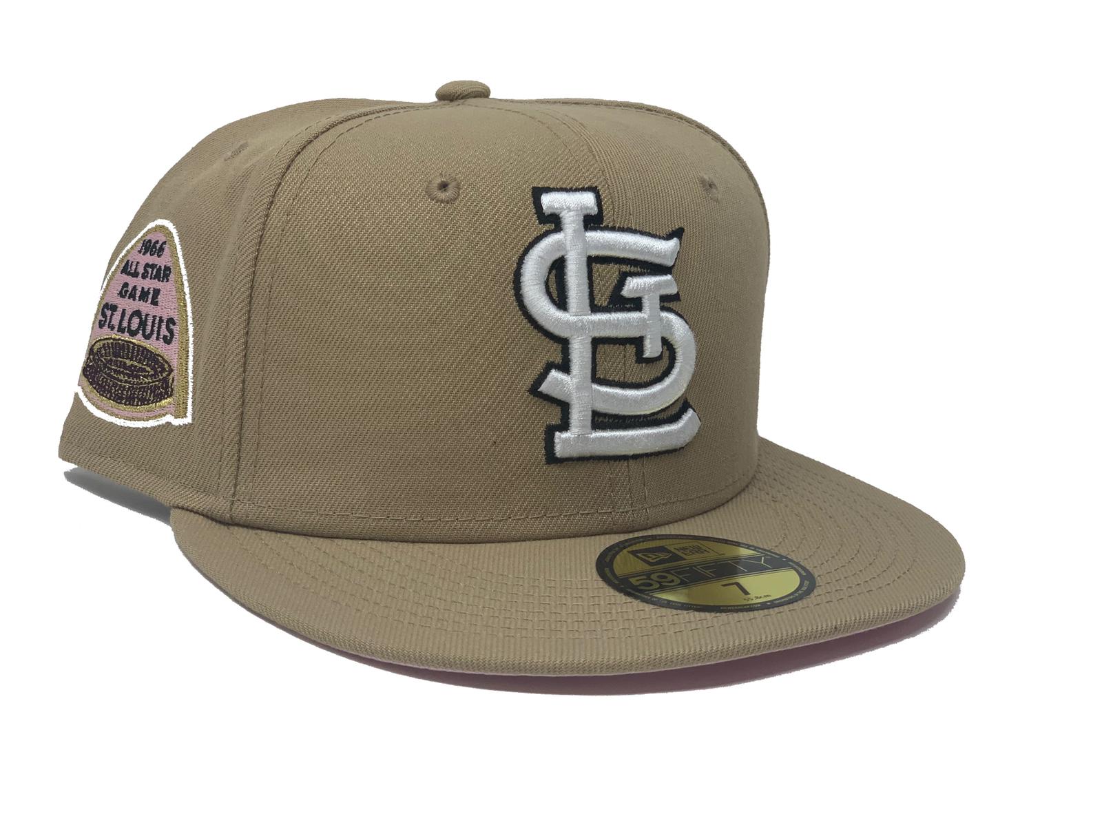 ST. LOUIS CARDINALS 1966 ALL STAR GAME MAROON OFF WHITE ICY BRIM NEW E –  Sports World 165