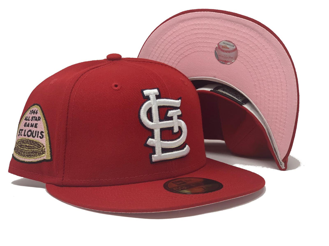 Red St. Louis Cardinals 1966 All Star Game Strawberry Refresher Fitted