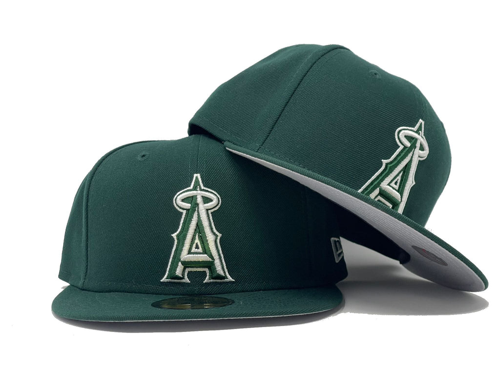 Los Angels Angeles Dark Green 59Fifty New Era Fitted Hat