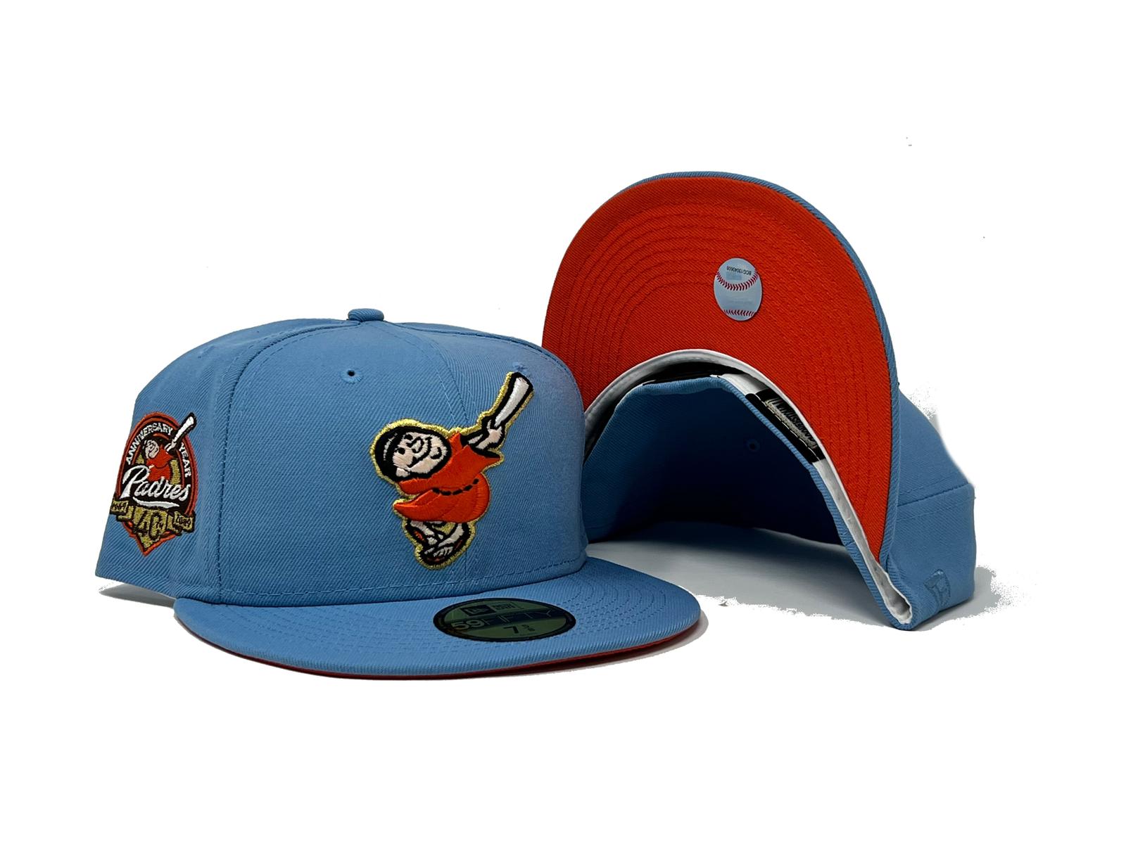 Men's San Diego Padres New Era Light Blue/Red Spring Color Two-Tone 59FIFTY  Fitted Hat