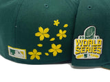 CHICAGO CUBS 2016 WORLD SERIES "FOREST PACK" GREEN YELLOW BRIM NEW ERA FITTED HAT