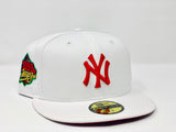 Snow White New York Yankees 1999 World Series 59fifty New Era Fitted
