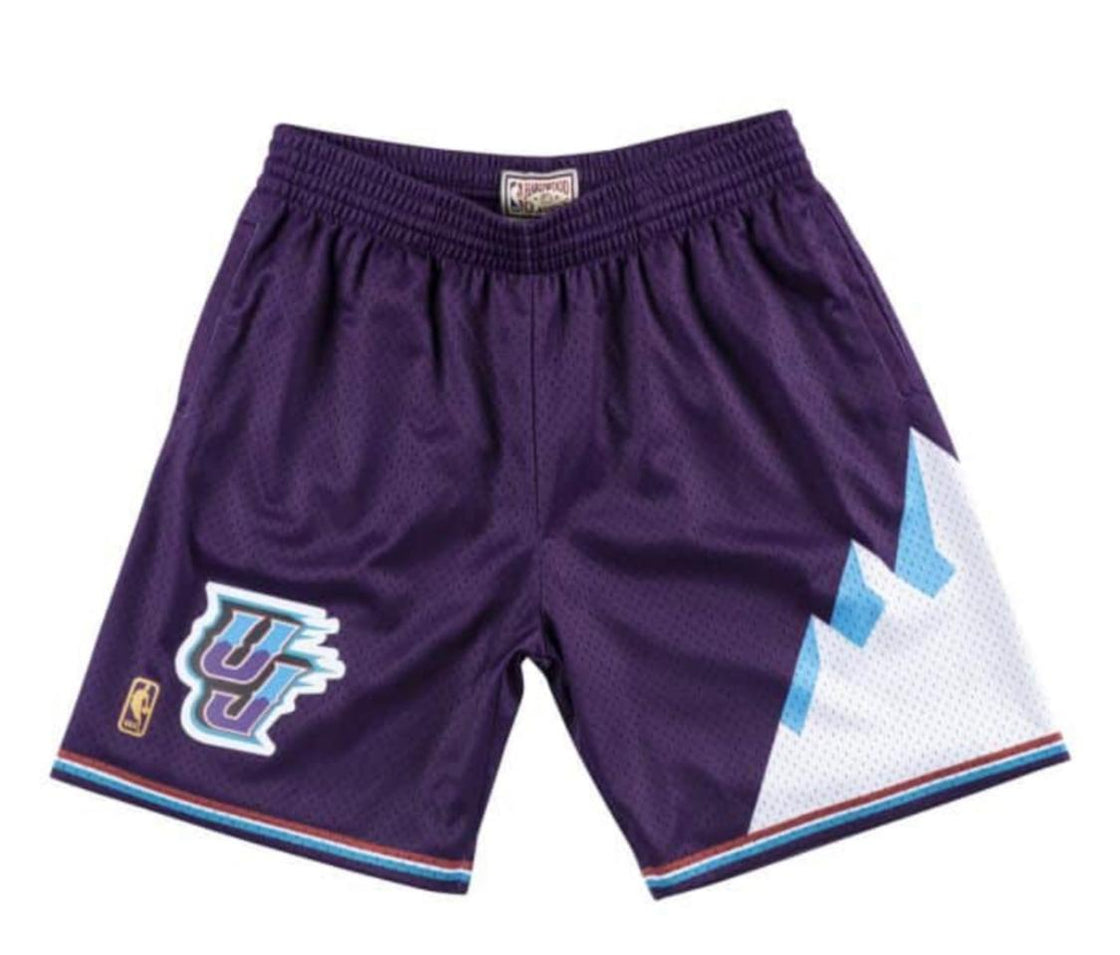 Mitchell and Ness Utah Jazz Purple NBA Swingman purple Shorts