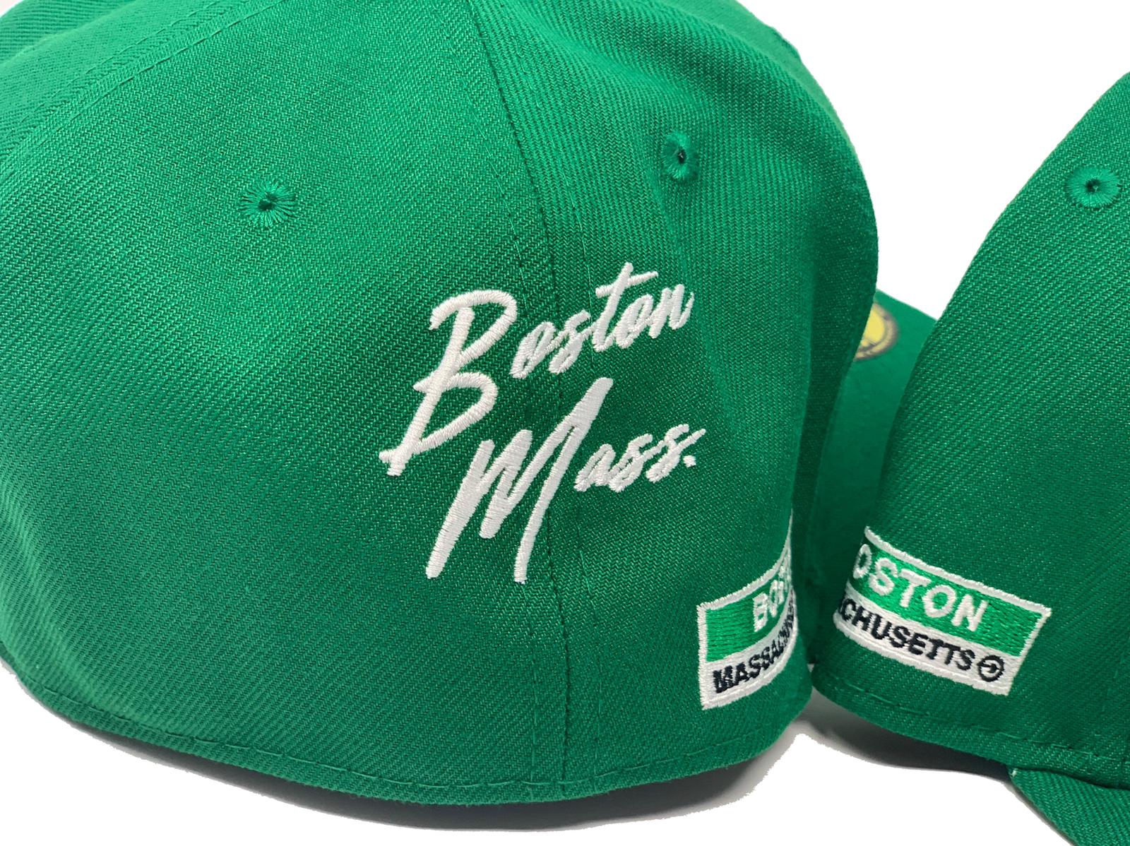 Boston Celtics New Era Women's Cropped T-Shirt - Kelly Green