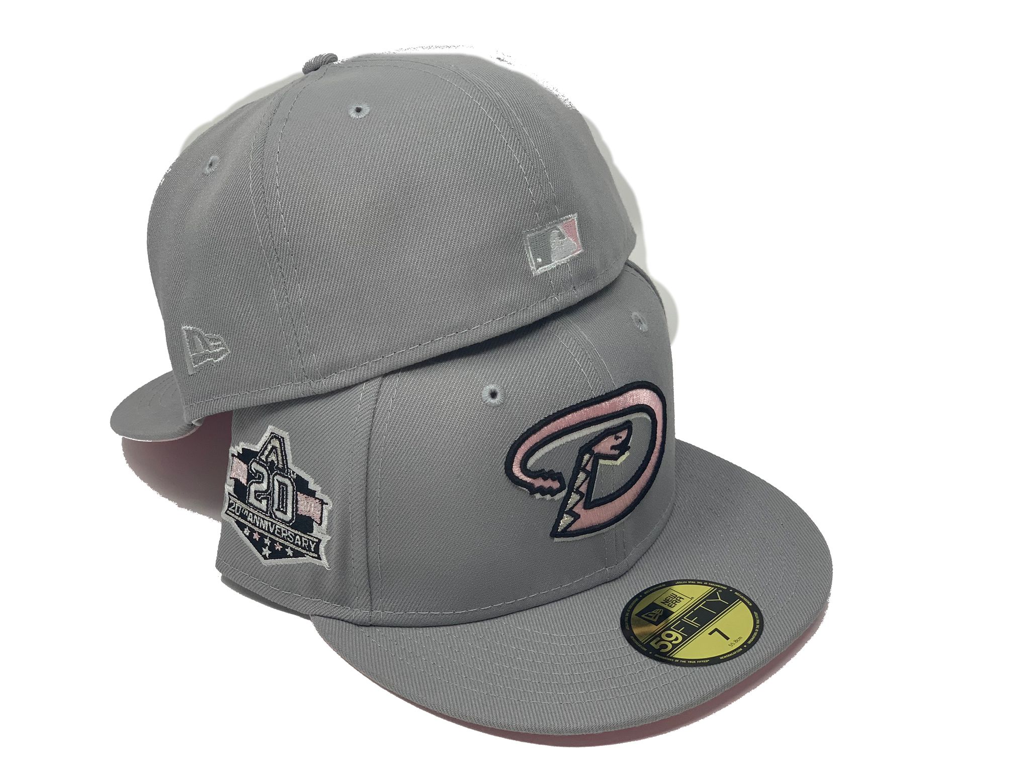 New Era Tampa Bay Rays White/Pink 20th Team Anniversary 59FIFTY Fitted Hat