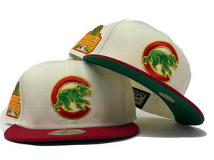 CHICAGO CUBS 2016 WORLD SERIES GREEN BRIM NEW ERA FITTED HAT