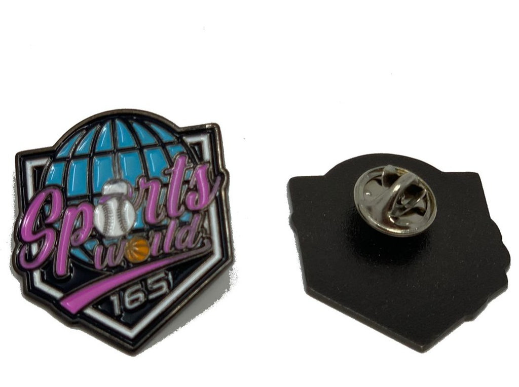 SPORTS WORLD COLORFUL MATAL PIN