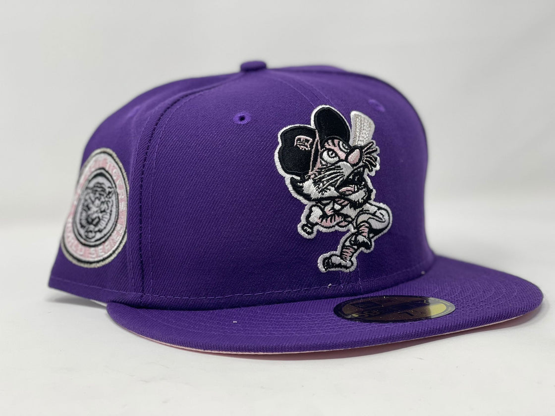 Purple Detroit Tigers 1968 World Series Custom New Era Fitted Hat