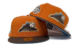 COLORADO ROCKIES 20TH ANNIVERSARY "SUNSET DRIP COLLECTION" ICY BRIM NEW ERA FITTED HAT
