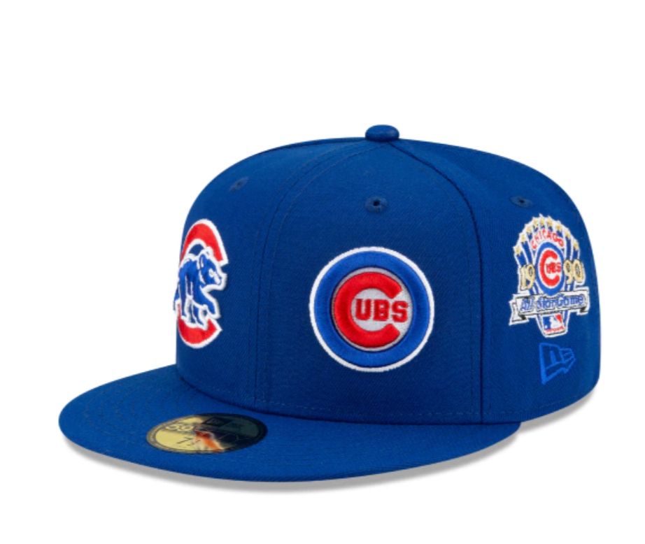 Chicago Cubs New Era 2023 Father's Day Side Patch 59FIFTY Fitted Hat, 7 3/4 / Blue